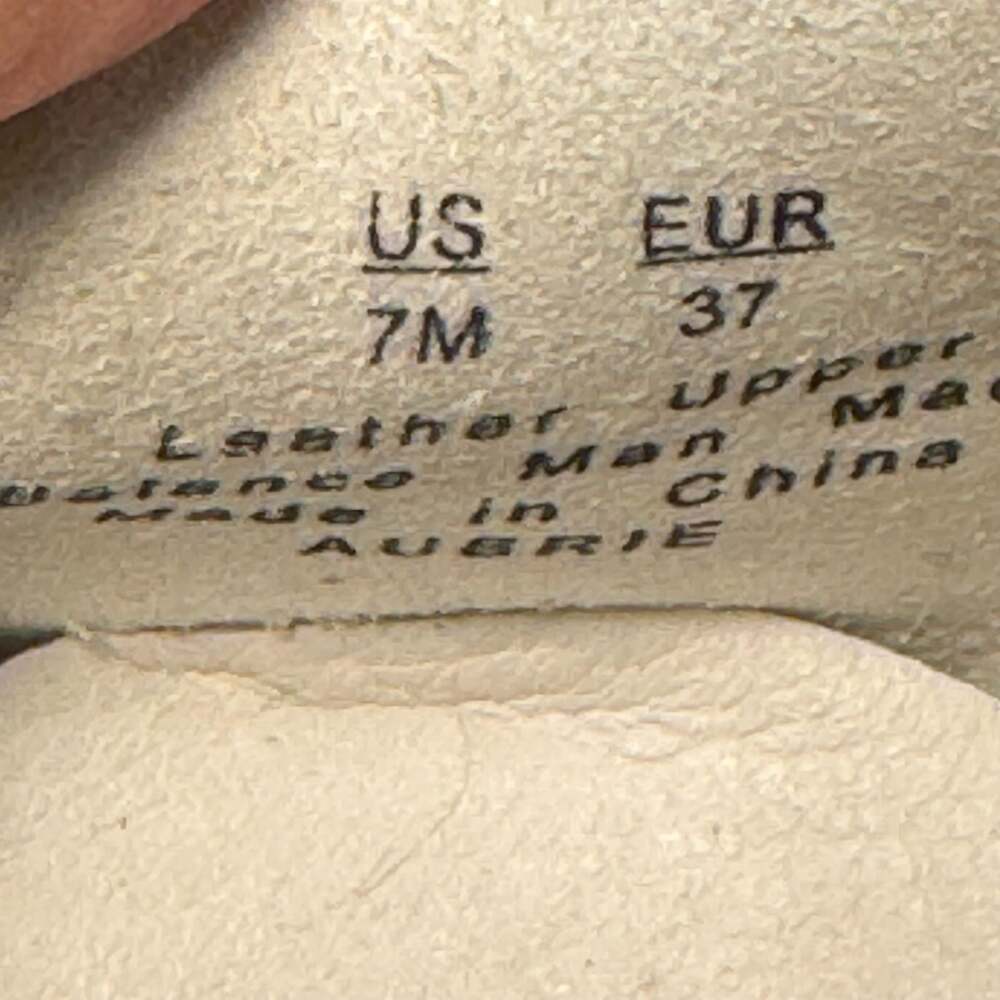Sam Edelman SE-1980 Women’s White Leather Perforated Star Sneaker Size 7 - Picture 7 of 8